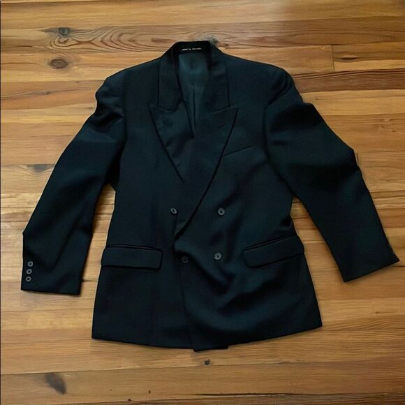 Alexandre Blue Wool Double Breasted Blazer Made in England 42? - Picture 3 of 11